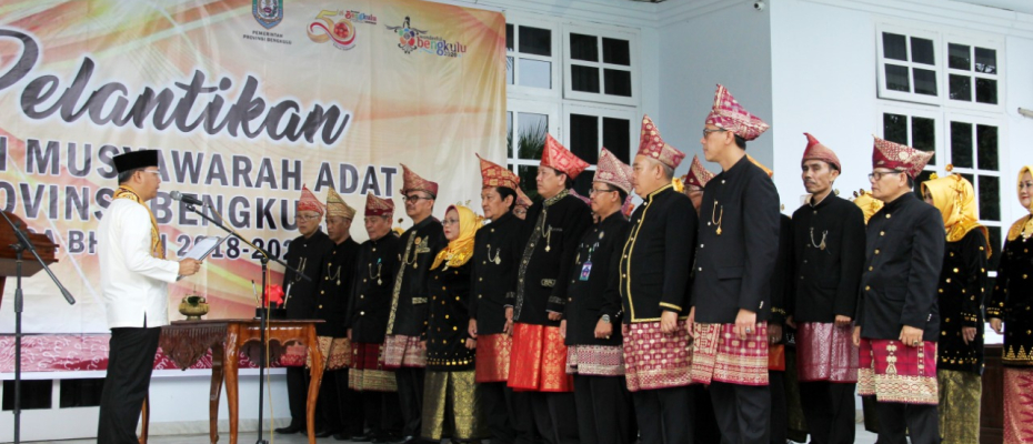 Plt Gubernur Kukuhkan Badan Musyawarah Adat Provinsi Bengkulu