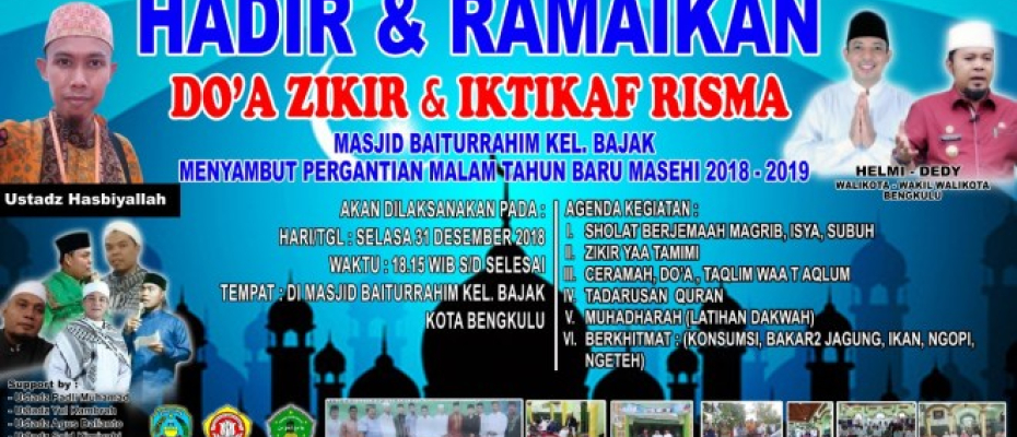 Imbauan Wali Kota Tentang Pergantian Tahun Baru Masehi Direspon Masyarakat