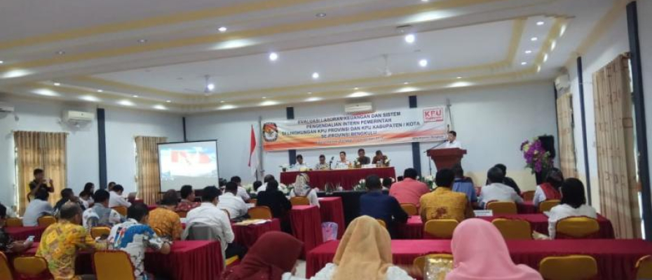 KPU Provinsi Bengkulu Gelar Evaluasi Laporan Keuangan