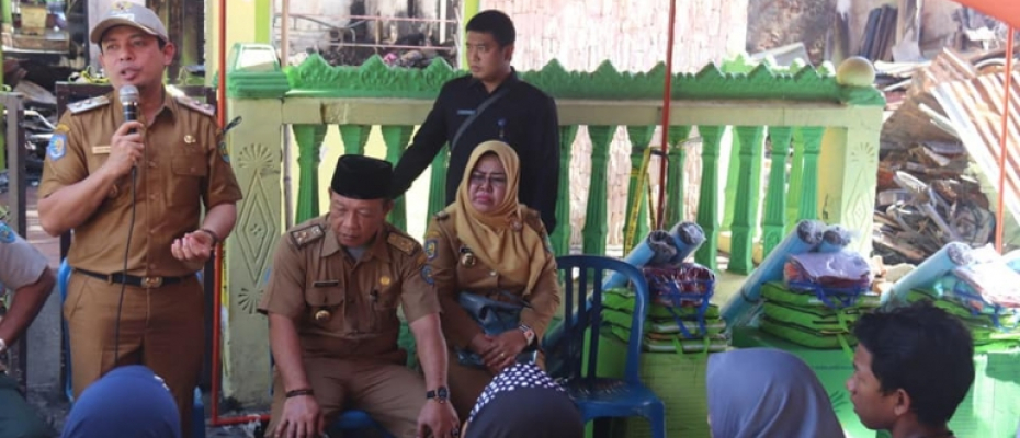 Kunjungan Wawali Melhat Korban Kebakaran