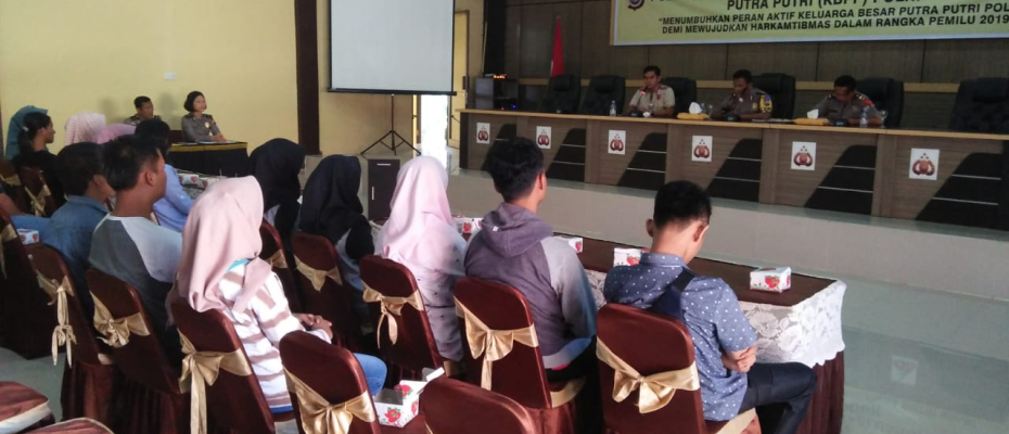 Silaturahmi antara Polres Bengkulu Utara dengan Keluarga Besar Putra Putri (KBPP) Polri