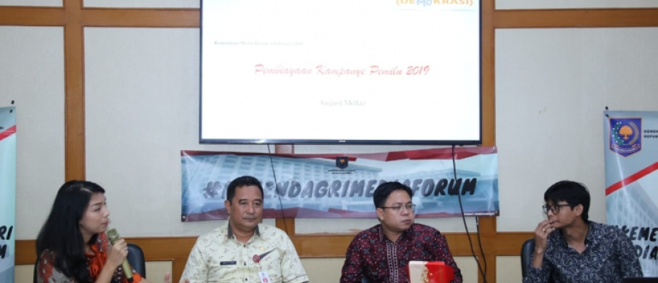 Kemendagri Media Forum edisi Jum'at (8/02/2019) di Press Room Kemendagri, Jakarta Pusat