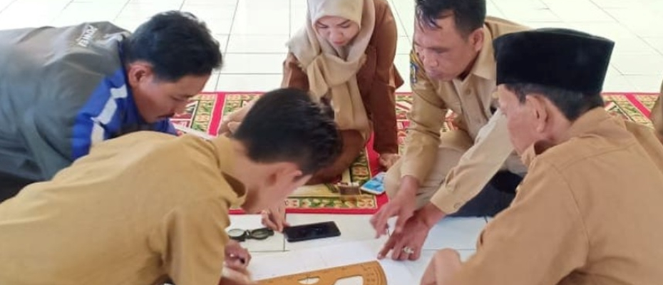 Verifikasi Arah Kiblat Masjid di Kecamatan Pelabi