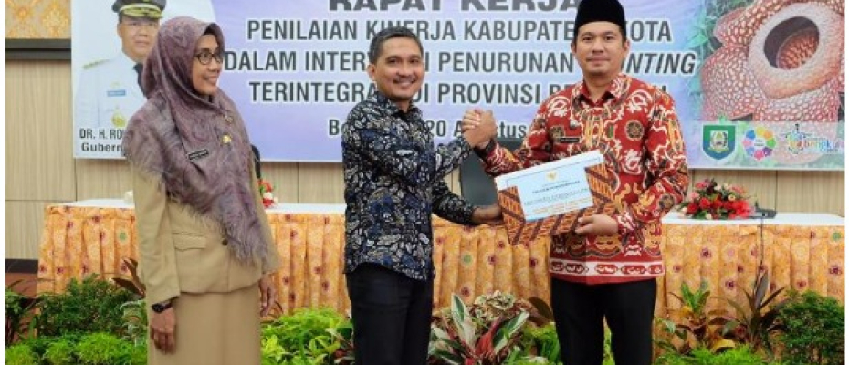Penerimaan Penghargaan Oleh Wabup Bengkulu Utara