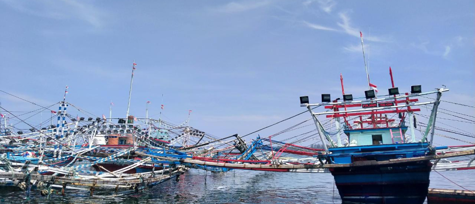 Penampakan Kapal Nelayan Pulau Baai