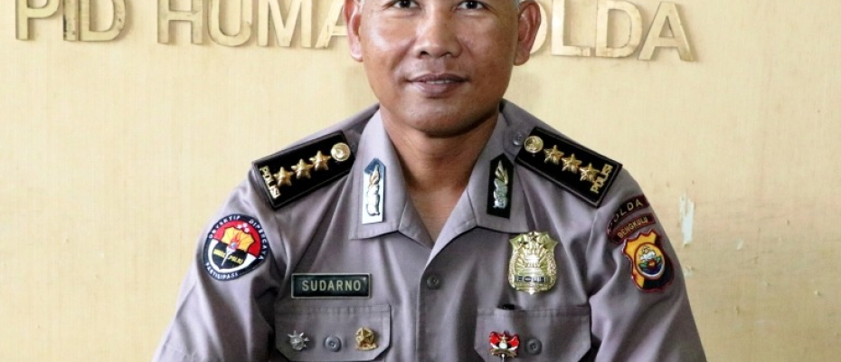 Kabid Humas Polda Bengkulu Kombes Pol Sudarno S.Sos  M.H