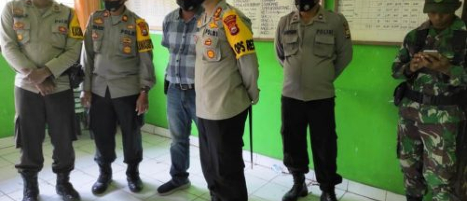 Kapolres Kaur saat memberikan Imbauan