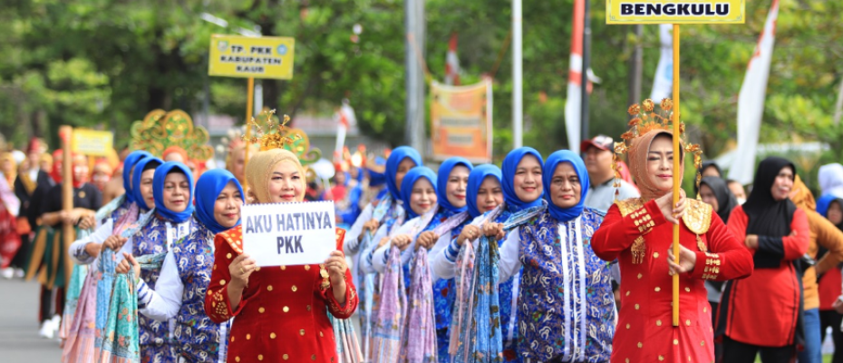 Memupuk Rasa Kebersamaan, TP PKK Gelar Jambore Kader PKK se-Provinsi Bengkulu