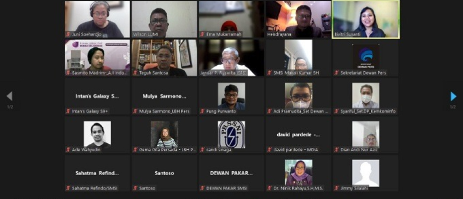 Dewan Pers, SMSI dan Konstituen Lainnya Kritisi RUU KUHP yang Mangancam Kemerdekaan Pers SambungFacebookTwitterWhatsApp