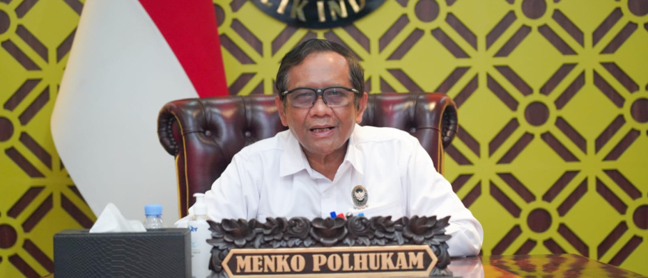 Menko Polhukam Mahfud MD 