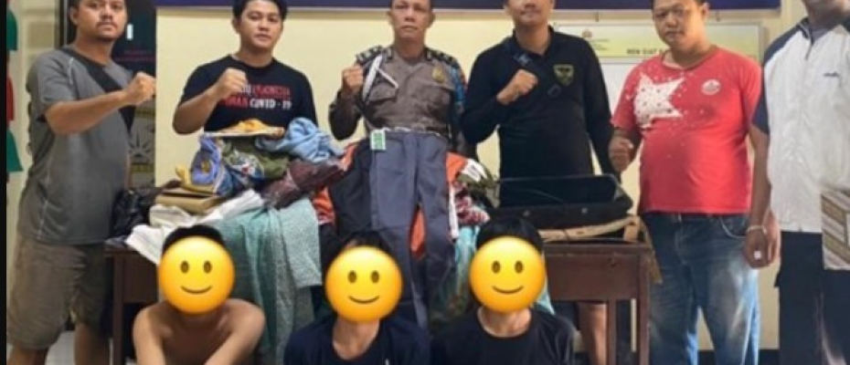 3 Remaja Terlibat Curat Puluhan Juta Diamankan Polsek Kampung Melayu