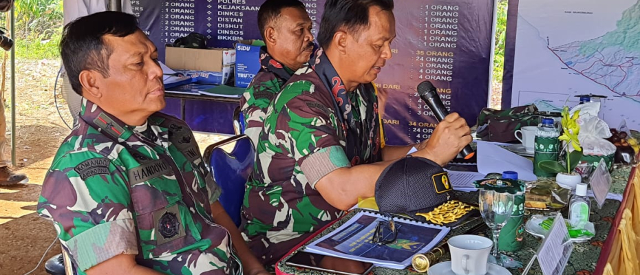 Tim Wasev Kunjungi Lokasi TMMD Ke-114 Kodim 0423/BU