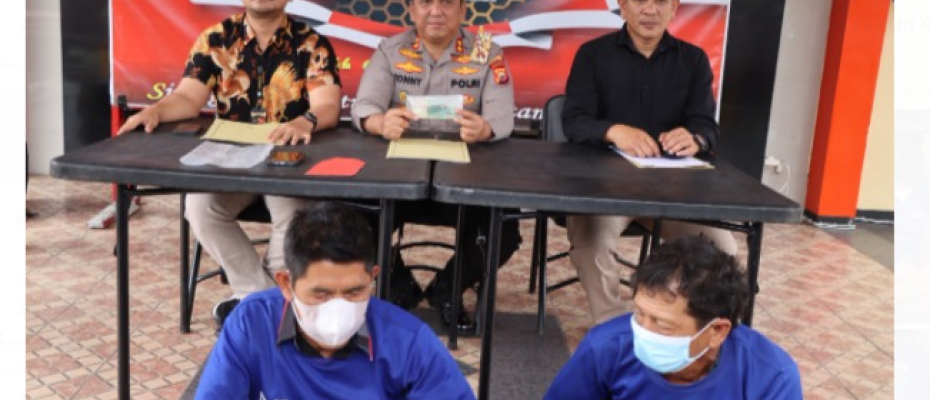 Dua terduga pelaku telah ditetapkan sebagai tersangka