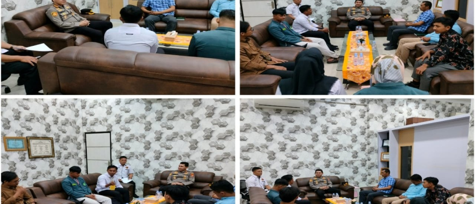 Kapolresta Bengkulu Terima Audensi PW IPNU