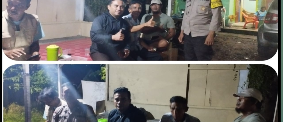 Cegah 3C, Polsek Teluk Segara Laksanakan Patroli Malam