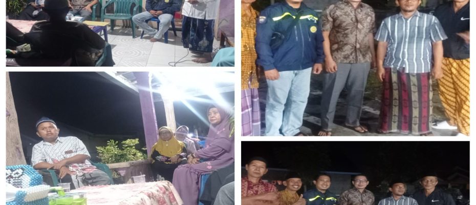 Membaur dengan Warga, Bhabinkamtibmas Polsek Muara Bangkahulu Ikuti Pengajian Rutin di Rumah RT
