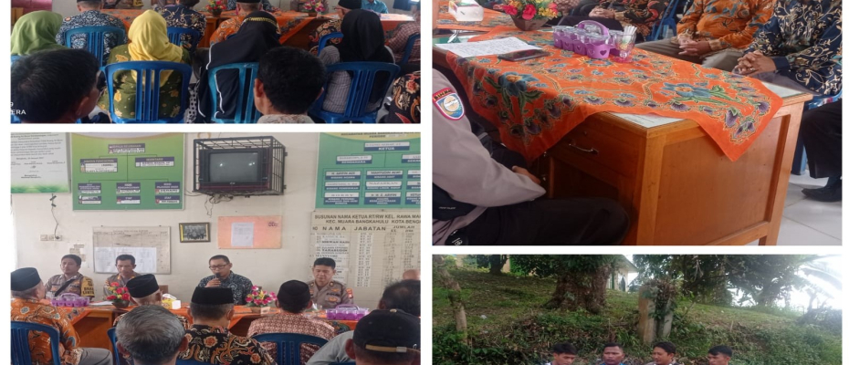 Wujudkan Kamtibmas di Masyarakat, Bhabinkamtibmas Polsek Muara Bangkahulu Hadiri Penyuluhan Harkamtibmas 