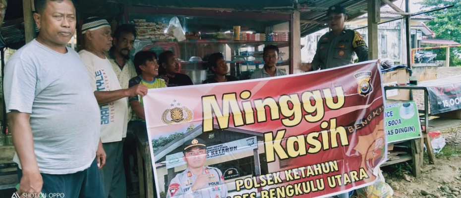 Lewat Program Minggu Kasih, Polsek Ketahun Tampung Aspirasi Warga