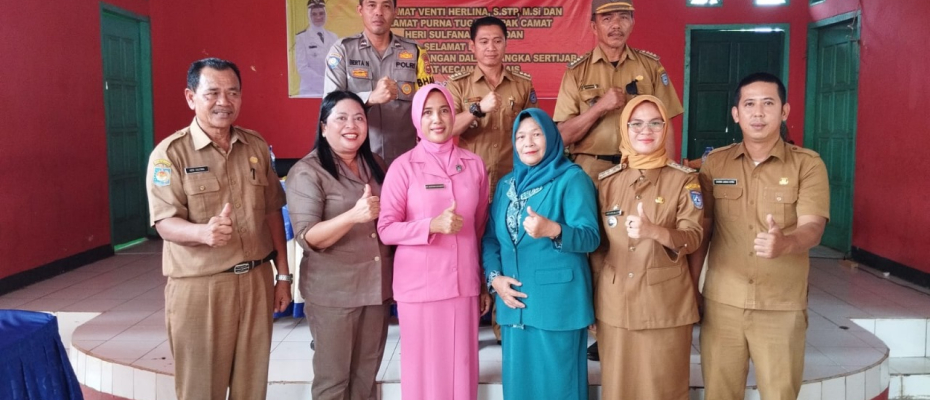 Polsek Lais Hadiri Serah Terima dan Pisah Sambut Camat Lais