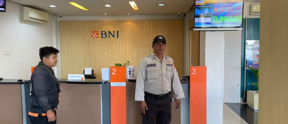 Cegah Kriminalitas, KSPK Bersama Anggota Sambangi BNI di Wilayah Hukum Polsek Ketahun