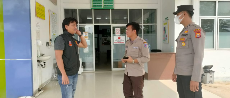 Polsek Ketahun Sambangi Satpam RS Lagita Dalam Patroli Siang