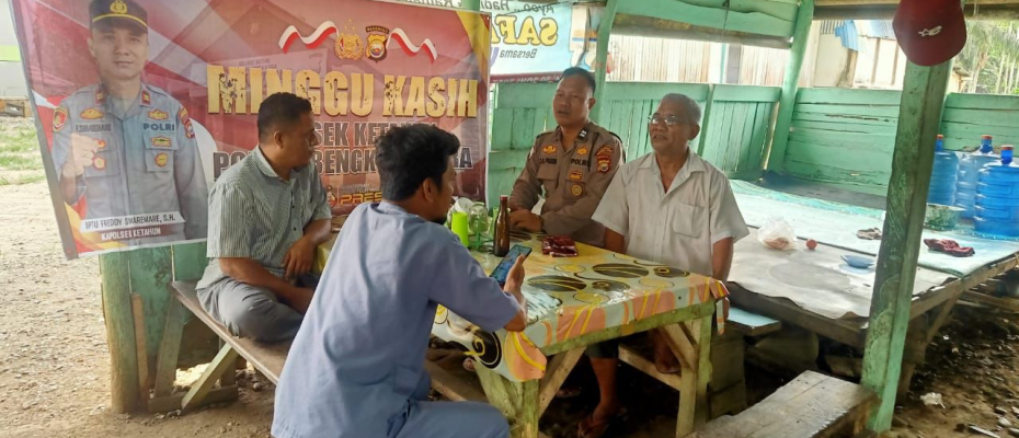 Laksanakan Program Minggu Kasih, Polsek Ketahun Tanpung Aspirasi Masyarakat