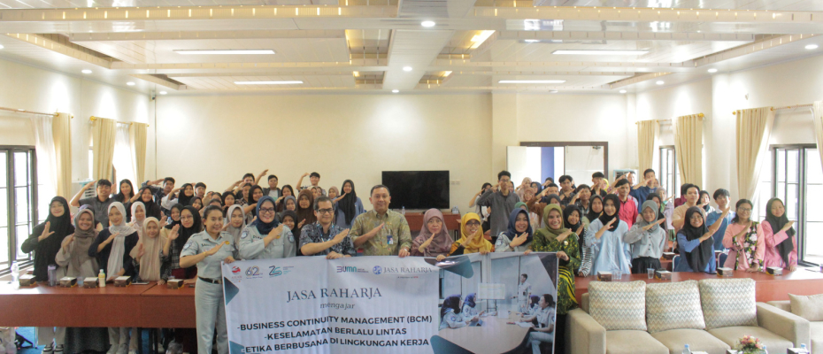 Jasa Raharja Kenalkan Materi “Business Continuity Management (BCM)” pada Pertemuan Jasa Raharja Mengajar di FISIP UNIB