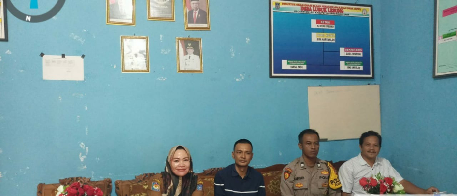 Dihadiri Plt Bhabinkamtibmas, Desa Lubuk Lesung Tetapkan Titik Nol Pembangunan