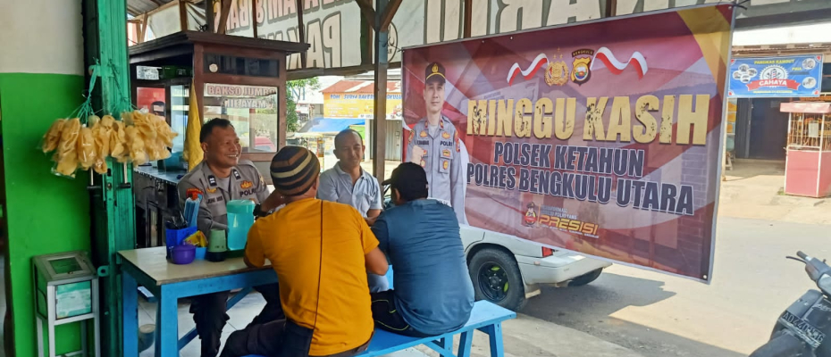 Tampung Keluhan Masyarakat Polsek Ketahun Lakukan Program Minggu Kasih