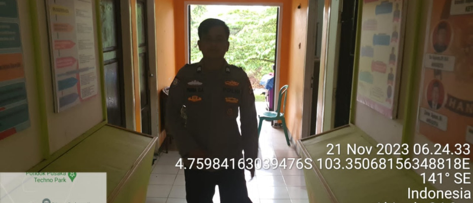 Personel Polres Kaur Laksanakan Pengamanan di Bawaslu Kaur