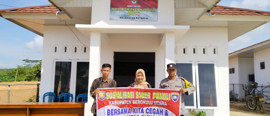 Sapu Bersih Pungutan Liar, Polsek Ketahun Gencarkan Sosialisasi 