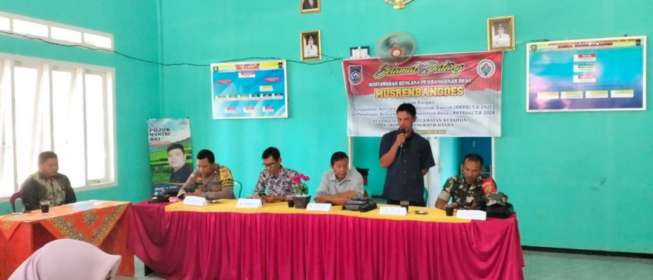 Tingkatkan Peran Polri, Bhabinkamtibmas Hadiri Musrenbang Desa 