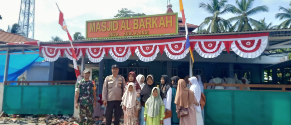 Kanit Binmas Polsek Ketahun Hadiri Pengajian Rutin BKMT Sekecamatan Ketahun