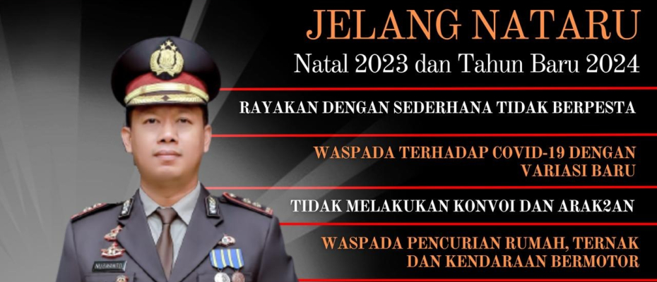 Kapolres Mukomuko Beritahu Lokasi Posyan Hingga Berikan Tips Aman Jalani Liburan Natal dan Tahun Baru