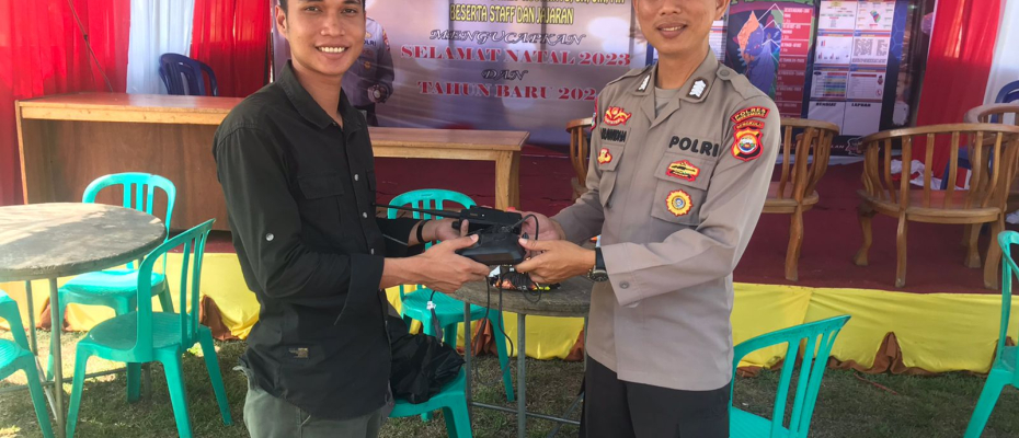 Permudah Komunikasi Pada Operasi Lilin Nala 2023, Satgas Banops Pasang Radio Rix di Tiap Pospam