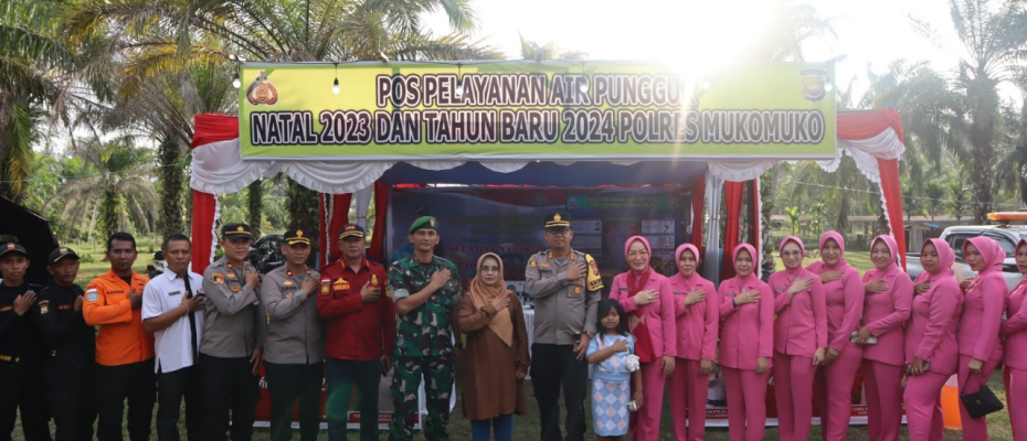 Jelang Nataru, Kapolres dan FKPD Mukomuko Cek Kesiapan Masing Masing Pospam dan Posyan