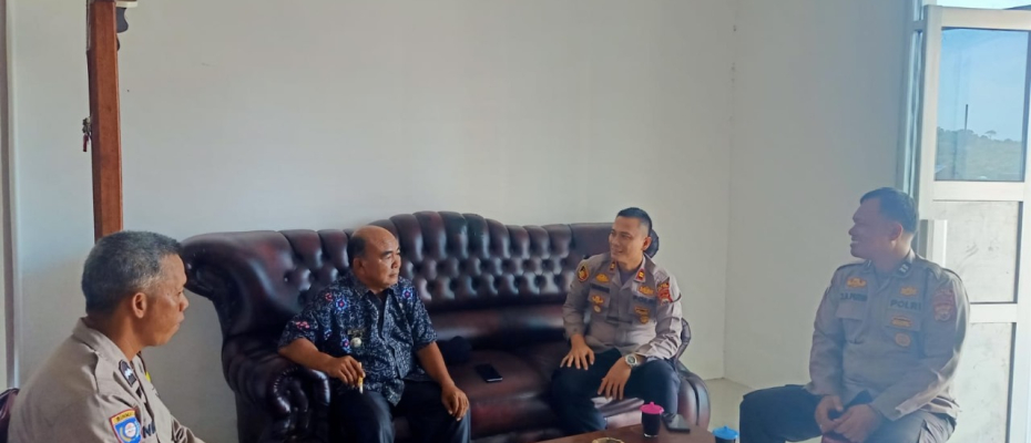 Melalui Cooling System, Ketahun Sampaikan Pesan Kamtibmas kepada Camat