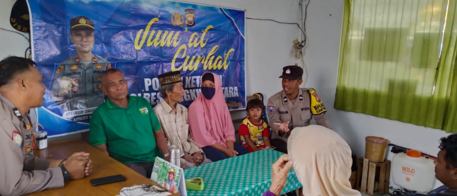 Polsek Ketahun Melaksanakan Jumat Curhat Bersama Warga dan Tampung Keluhan Warga