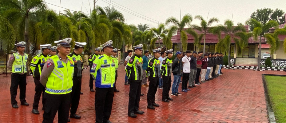 Jelang Malam Pergantian Tahun, Polres Mukomuko Gelar Apel Pengamanan Malam Tahun Baru 
