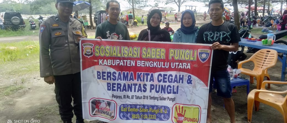 Bhabinkamtibmas Polsek Ketahun Sosialisasi Saber Pungli ke Masyarakat