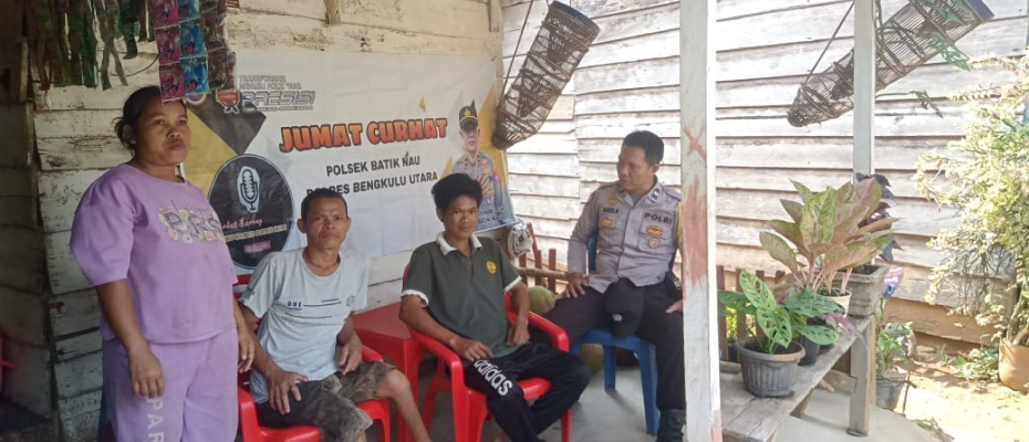 Wujud Keterbukaan Dan Kemitraan Dengan Masyarakat Polsek Batik Nau Gelar Jumat Curhat