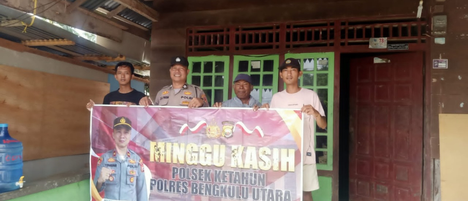 Program Minggu Kasih, Polsek Ketahun Dengar Saran dan Kritik Warga Desa Giri Kencana