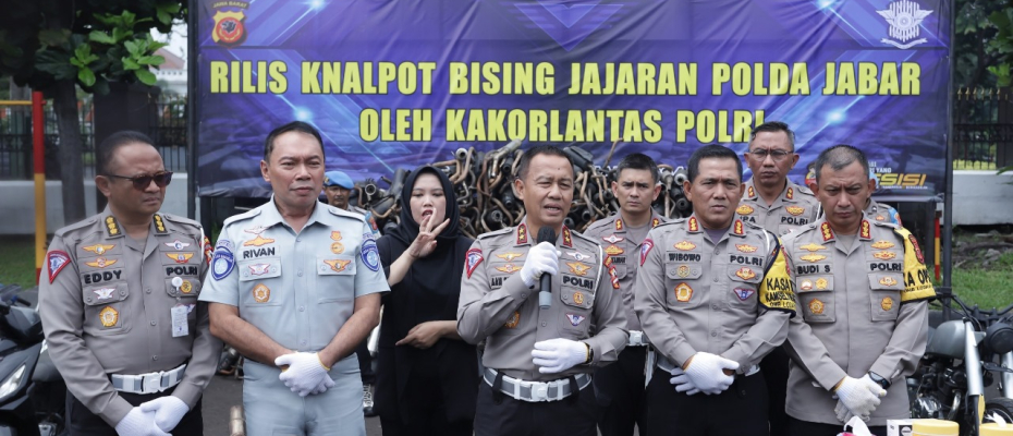 Jasa Raharja Dukung Upaya Korlantas Polri Tangani Penggunaan Knalpot Brong