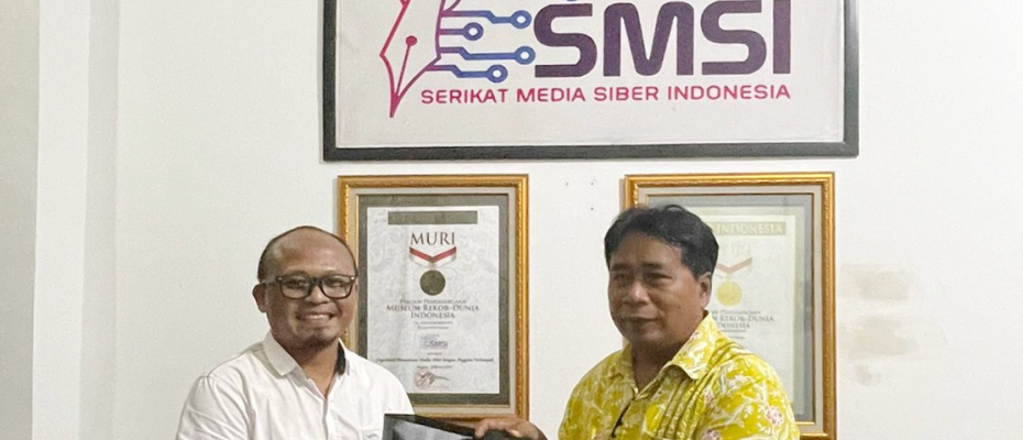 Sinergi Deradikalisasi, Plt Kasatgaswil Bengkulu Densus 88 Kunjungi Kantor  SMSI