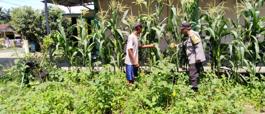 Cipatkana Keamanan, Bhabinkamtibmas Polsek Ketahun Sambangi Patroli Sambangi Warga Binaanya