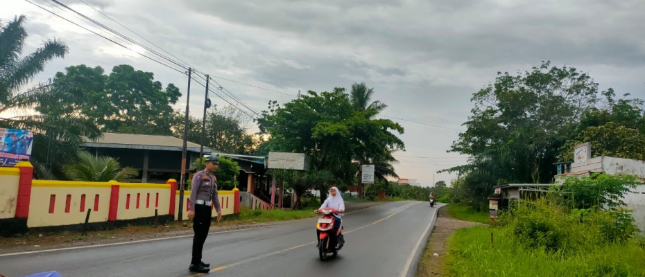 Cegah Kemacetan, Polsek Ketahun Laksanakan MTC di Wilayah Hukum Polsek Ketahun