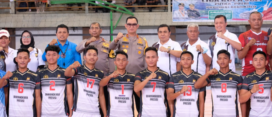Kapolda Bengkulu Secara Resmi Buka Turnamen Voli Kapolda Cup 2024