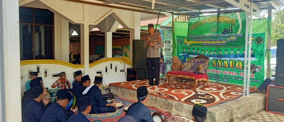Kapolsek Hadiri Peringatan Isra Mi’raj Bersama Masyarakat