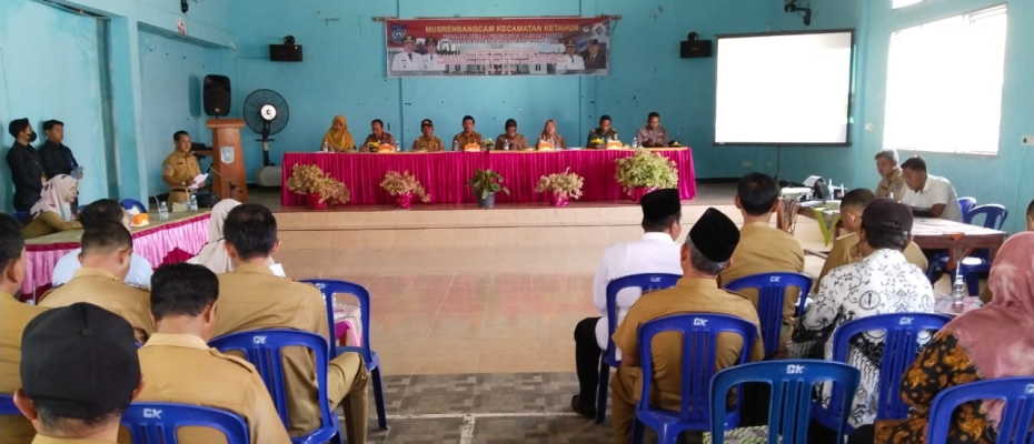 Waka Polsek Ketahun, Hadiri Acara Musrenbangcam RKPD Kecamatan Ketahun