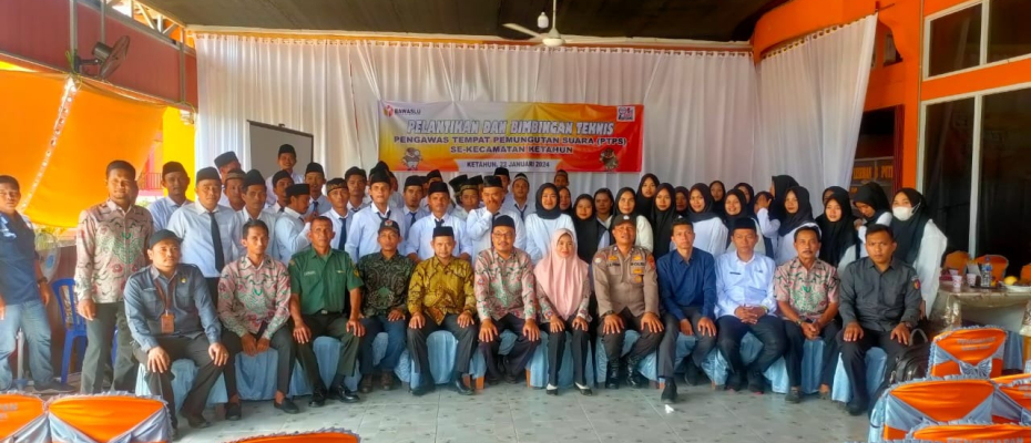 Polsek Ketahun Hadiri Pelantikan dan Pembinaan PTPS Sekecamtan Ketahun